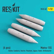  ResKit  1/32 Matra-155 (4 pcs) (Hunter, Canberra, Harrier, Phantom, Jaguar, Hawk, Strikemaster,) RS32-0060