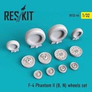  ResKit  1/32 McDonnell F-4 Phantom II (F-4B, F-4N) wheels set OUT OF STOCK IN US, HIGHER PRICED SOURCED IN EUROPE RS32-0064