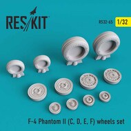  ResKit  1/32 McDonnell F-4 Phantom II (F-4C, F-4D, F-4E, F-4F) wheels set RS32-0065