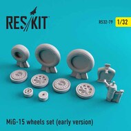 Mikoyan MiG-15 wheels set (early version) #RS32-0079