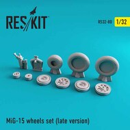 Mikoyan MiG-15 wheels set (late version) OUT OF STOCK IN US, HIGHER PRICED SOURCED IN EUROPE #RS32-0080