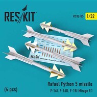  ResKit  1/32 Rafael Python 5 Missile Set RS32-0085