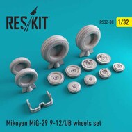  ResKit  1/32 Mikoyan MiG-29  9-12/ UB  wheels set RS32-0088