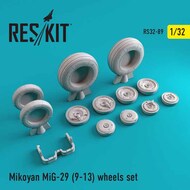 Mikoyan MiG-29 (9-13)  wheels set #RS32-0089