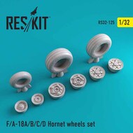  ResKit  1/32 Lockheed-Martin F/A-18A/F/A-18B/F/A-18C/F/A-18D Hornet wheels set OUT OF STOCK IN US, HIGHER PRICED SOURCED IN EUROPE RS32-0125