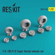  ResKit  1/32 Boeing F/A-18E/F/A-18F/F/A-18G Super Hornet wheels set OUT OF STOCK IN US, HIGHER PRICED SOURCED IN EUROPE RS32-0126