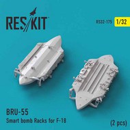  ResKit  1/32 BRU-55 Smart bomb Racks for F-18 Hornet (2 pcs) RS32-0175