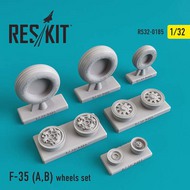  ResKit  1/32 Lockheed-Martin F-35A/F-35B wheels set OUT OF STOCK IN US, HIGHER PRICED SOURCED IN EUROPE RS32-0185