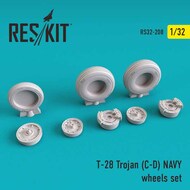  ResKit  1/32 North-American T-28 Trojan (T-28C-T-28D) NAVY wheels set RS32-0208