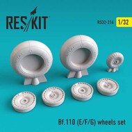  ResKit  1/32 Messerschmitt Bf.110 (Bf.110E/Bf..110F/Bf.110G) wheels set OUT OF STOCK IN US, HIGHER PRICED SOURCED IN EUROPE RS32-0216