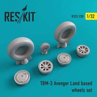  ResKit  1/32 Grumman TBM-3 Avenger Land based wheels set OUT OF STOCK IN US, HIGHER PRICED SOURCED IN EUROPE RS32-0230
