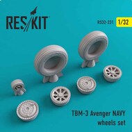  ResKit  1/32 Grumman TBM-3 Avenger NAVY wheels set RS32-0231