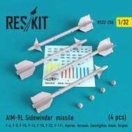  ResKit  1/32 AIM-9L Sidewinder Missile Set RS32-0236