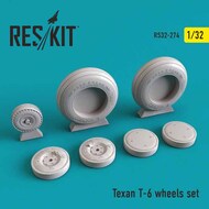 North-American T-6 Texan wheels set #RS32-0274