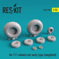  ResKit  1/32 He.111 Early Type Weighted Wheels Set RS32-0285