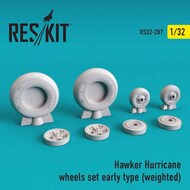  ResKit  1/32 Hawker Hurricane Early Type Weighted Wheels Set* RS32-0287