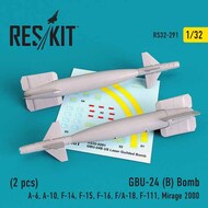  ResKit  1/32 GBU-24B Bomb Set* RS32-0291