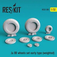  ResKit  1/32 Ju.88 Early Type Weighted Wheels Set RS32-0305