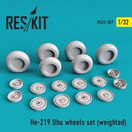  ResKit  1/32 He.219 UHU Weighted Wheels Set RS32-0307