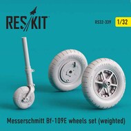  ResKit  1/32 Messerschmitt Bf.109E wheels set (weighted) OUT OF STOCK IN US, HIGHER PRICED SOURCED IN EUROPE RS32-0339