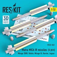  ResKit  1/32 Matra MICA IR missiles (4 pcs) RS32-0363