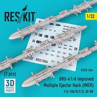  ResKit  1/32 BRU-41/A Improved Multiple Ejector Rack (IMER) (3 pcs) RS32-0364