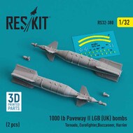 1000lb Paveway II LGB Bomb (UK) Set (for Tornado Eurofighter Buccaneer Harrier) #RS32-0380