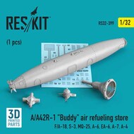  ResKit  1/32 A/A42R-1 'Buddy' air refueling store (1 pcs) (F/A-18, S-3, MQ-25, A-6, EA-6, A-7, A-4) 3D-printed (1/32) RS32-0399