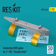  Reskit  1/32 Centerline MER Pylon for F-105 Thunderchief RS32-0426
