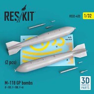  Reskit  1/32 M-118 GP Bombs RS32-0433