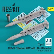  Reskit  1/32 AGM-78 Standard ARM with LAU-80 Launcher RS32-0445