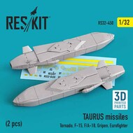 TAURUS missiles (2 pcs) (Tornado, F-15, F/A-18, Gripen, Eurofighter) 3D-printed #RS32-0450
