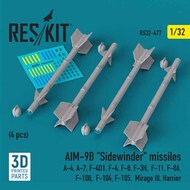 AIM-9B Sidewinder Missile Set #RS32-0477