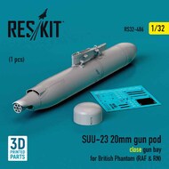 SUU-23 20mm Gun Pod (for British Phantom) #RS32-0486