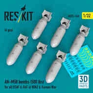 AN-M58 500lb Bomb Set #RS32-0546