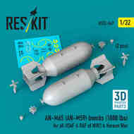 AN-M65 AN-M59 1000lb Bomb Set #RS32-0547