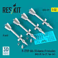 ResKit  1/32 R-27EP (AA-10 Alamo-F) Missile Set RS32-0577