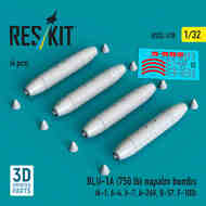 BLU-1A (750lb) Napalm Bomb Set #RS32-0578
