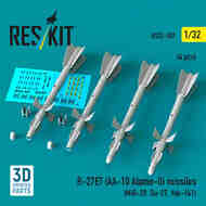  ResKit  1/32 R-27ET (AA-10 Alamo-D) Missile Set RS32-0582