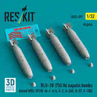 BLU-1B (750lb) Napalm Bomb Set #RS32-0597