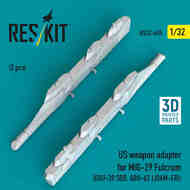 US weapon adapter for Mikoyan MiG-29 Fulcrum (2 pcs) (GBU-39 SDB, GBU-62 (JDAM-ER)) #RS32-0605