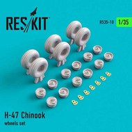 ResKit  1/35 Boeing CH-47A/CH-47D Chinook wheels set RS35-0010