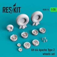  ResKit  1/35 Hughes AH-64 Apache Type 2 wheels set OUT OF STOCK IN US, HIGHER PRICED SOURCED IN EUROPE RS35-0013