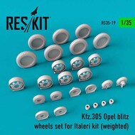  ResKit  1/35 Kfz.305 Opel Blitz Weighted Wheels Set (ITA kit) RS35-0019
