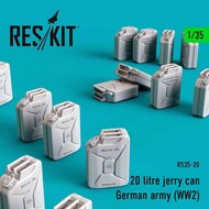  ResKit  1/35 20 Litre Jerry Can Set (German Army) RS35-0020
