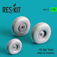 Sikorsky CH-54A Tarhe wheels set (weighted) (1/35) #RS35-0035