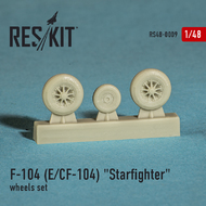 Lockheed F-104, CF-104 'Starfighter' wheels set #RS48-0009