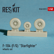 Lockheed F-104F/F-104G 'Starfighter' wheels set #RS48-0010