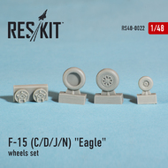  ResKit  1/48 McDonnell-DouglasF-15C/F-15D/F-15J/F-15N 'Eagle' wheels set RS48-0022