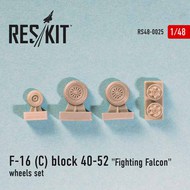  ResKit  1/48 Lockheed-Martin F-16C block 40-52 'Fighting Falcon' wheels set RS48-0025